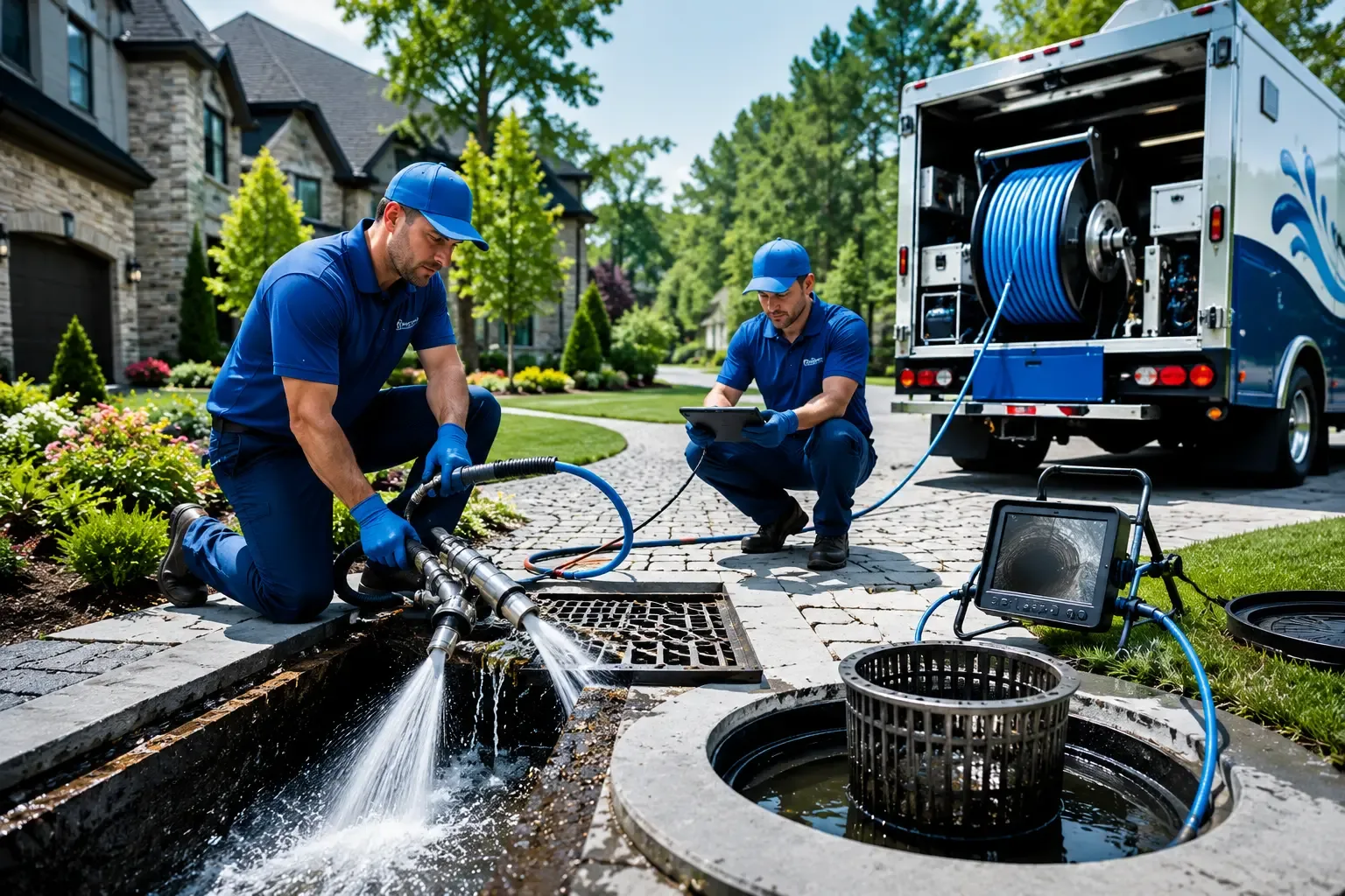 Local outdoor drain cleaning professionals in Allentown, NJ